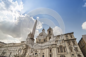 Monument of Piazza Navona in Rome