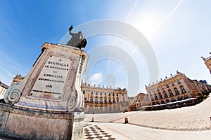 Monument and place Stanislas, Nancy France, EU photo