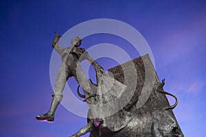 Monument in Plaza de Torros, Madrid