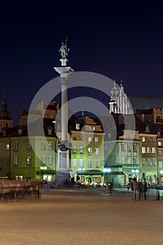 Monument of Polish King in Warsaw