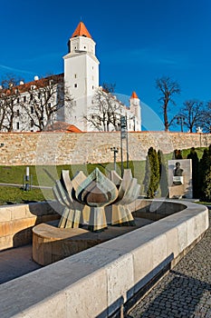 Monument of politician Alexander Dubcek