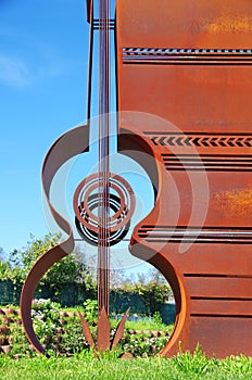 Monument of portuguese guitar