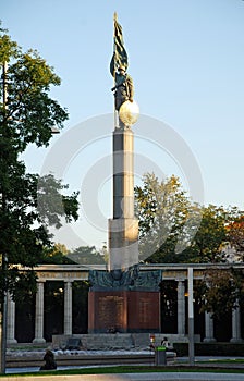 Monument of the Red Army in Vienna, Austria.