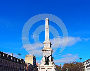 The Monument of the Restorers in Lisbon, Portugal