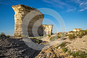 Monument Rock Chalk Pyramids