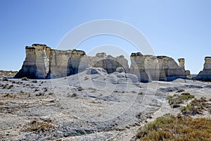 Monument rocks,Kansas