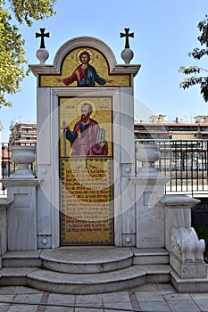 St. Paul monument in Verea, detail