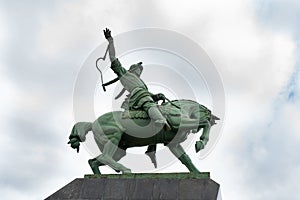 Monument of Salawat Yulaev in Ufa, Bashkortostan, Russia