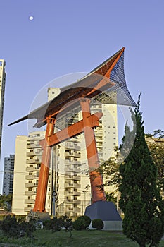 Monument in Sao Jose dos Campos - Brazil photo