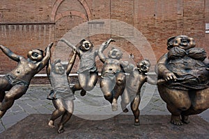 Monument in Siena