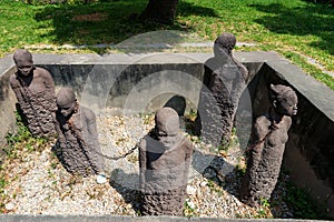 Monument of slaves dedicated to victims of slavery