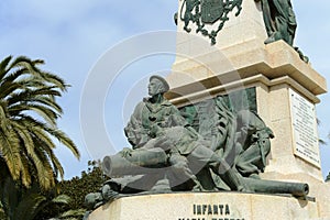 Monument on the square of Heroes de Cavite sailors