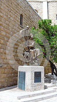 Monument, Statue of King David, Jerusalem, Old Town, Israel