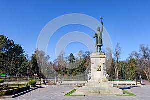 Monument statue of stefan cel mare si sfant