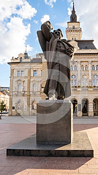 The Monument of Svetozar Miletic,Novi Sad, Serbia photo