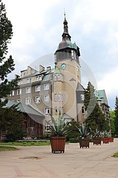 Monument at Swieradow Zdroj Poland