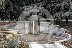 Monument of Tazio Nuvolari in Mantua photo