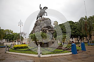 Monument at the 25th of May Square in Corrientes, Argentina photo