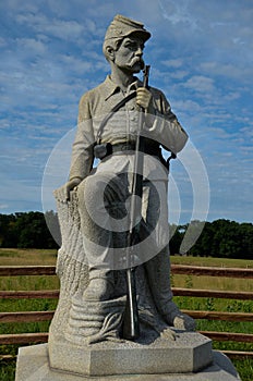 Monument of 149th Pennsylvania Infantry at Gettysburg Battlefield photo