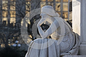 Monument Thinking woman