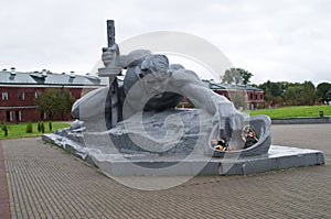 Monument Thirst memorial Brest Fortress.