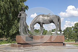 Monument is thr writer Batushkov
