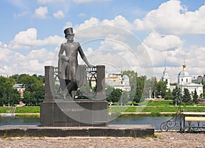 Monument to Alexander Pushkin. Tver, Russia