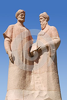 Monument to Alisher Navoi and Jami Abdurakhman photo