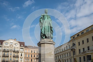 Monument to Archduke Joseph Anton of Austria at Jozsef Nador Square - Budapest, Hungary photo