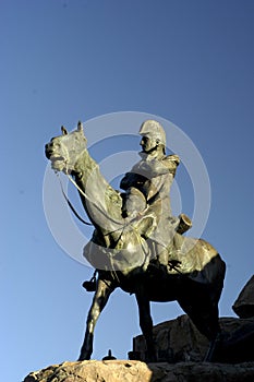 Monument to the Army of the Andes at Gloria at the General San Martin Park, inaugurated on February 12