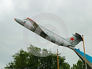 Monument to aviators in the new city of Ulyanovsk