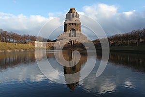 Monument to the Battle of the Nations in Leipzig, Saxony, German