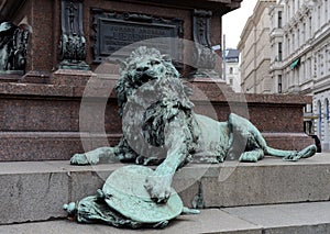 A monument to burgomaster Johann Liebenberg. photo
