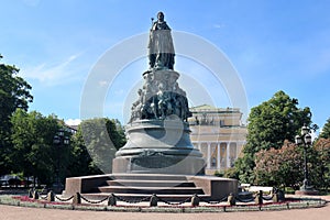 Monument to Catherine the Great, Saint - Petersburg, Russia