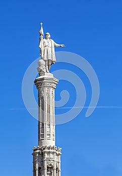 Monument to Christopher Columbus on the Colon Square.
