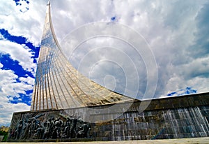 Monument `To the Conquerors of Space`, Moscow, Russia.