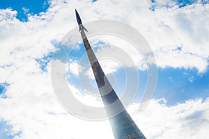 Monument to the Conquerors of Space in Moscow, Russia