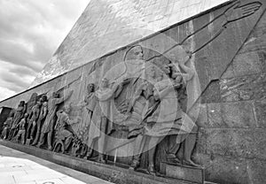 Monument `To the Conquerors of Space`, Moscow, Russia.