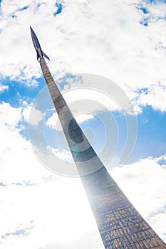 Monument to the Conquerors of Space in Moscow, Russia