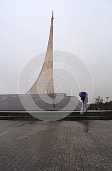 The Monument to the Conquerors of Space, Moscow, Russian federal city, Russian Federation, Russia