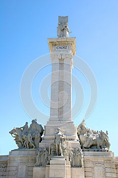Monument to the Constitution of 1812, Cadiz, Spain.