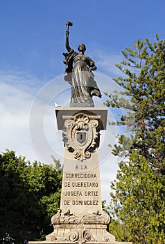 Monument to the corregidora in queretaro mexico I