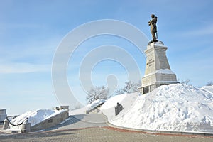 The monument to Count Muraviev-Amursky, Khabarovsk, Russia.