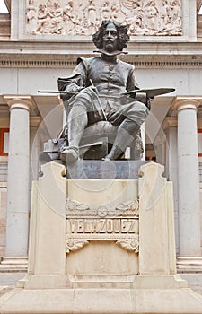 Monument to Diego Velazquez (1899). Madrid, Spain photo