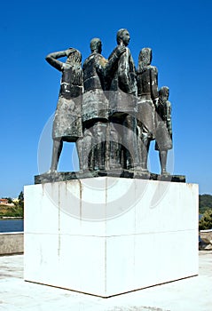 Monument to the emigrants in Pateira de Fermentelos photo