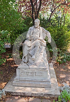 Monument to Emil Schindler (1895) in Vienna, Austria photo
