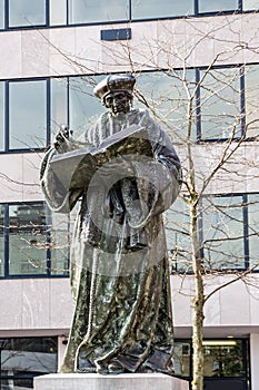 Monument to Erasmus of Rotterdam, Netherlands Desiderius Erasmus Roterodamus