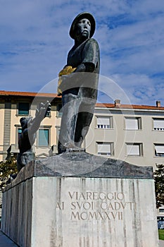 Monument to the fallen of Viareggio in the Great War, Viareggio, Tuscany, Italy