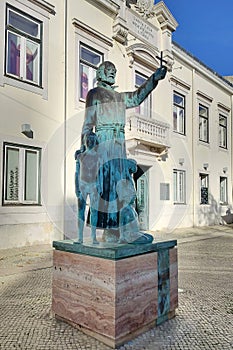 Monument to Father Antonio Vieira, at the Largo Trindade Coelho near the church of Sao Roque, in Chiado, Lisbon, Portugal