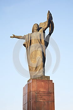 Monument to the Fighters of the Revolution in Bishkek. Kyrgyzstan